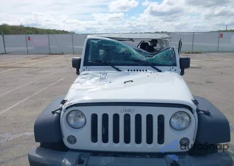 2018 Jeep Wrangler Jk Unlimited Sport S 4X4 z USA, uszkodzony, nr VIN 1C4BJWDG3JL810853